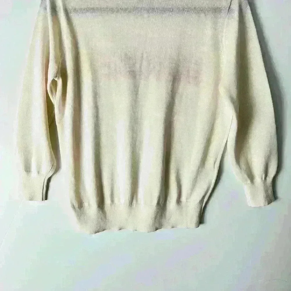 NWT! Loft Linen Sunset Lightweight Sweater - Picture 5 of 6